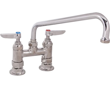 T&S Brass Faucet, 4"Deck , 10"Spt, Leadfree B-0226